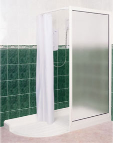 The Eclipse shower tray offers easy access with an extremely large showering area. Similar to the Jupiter, the ramped entry and being of low-level, allows wheelchair access if required and makes the most of the room available.